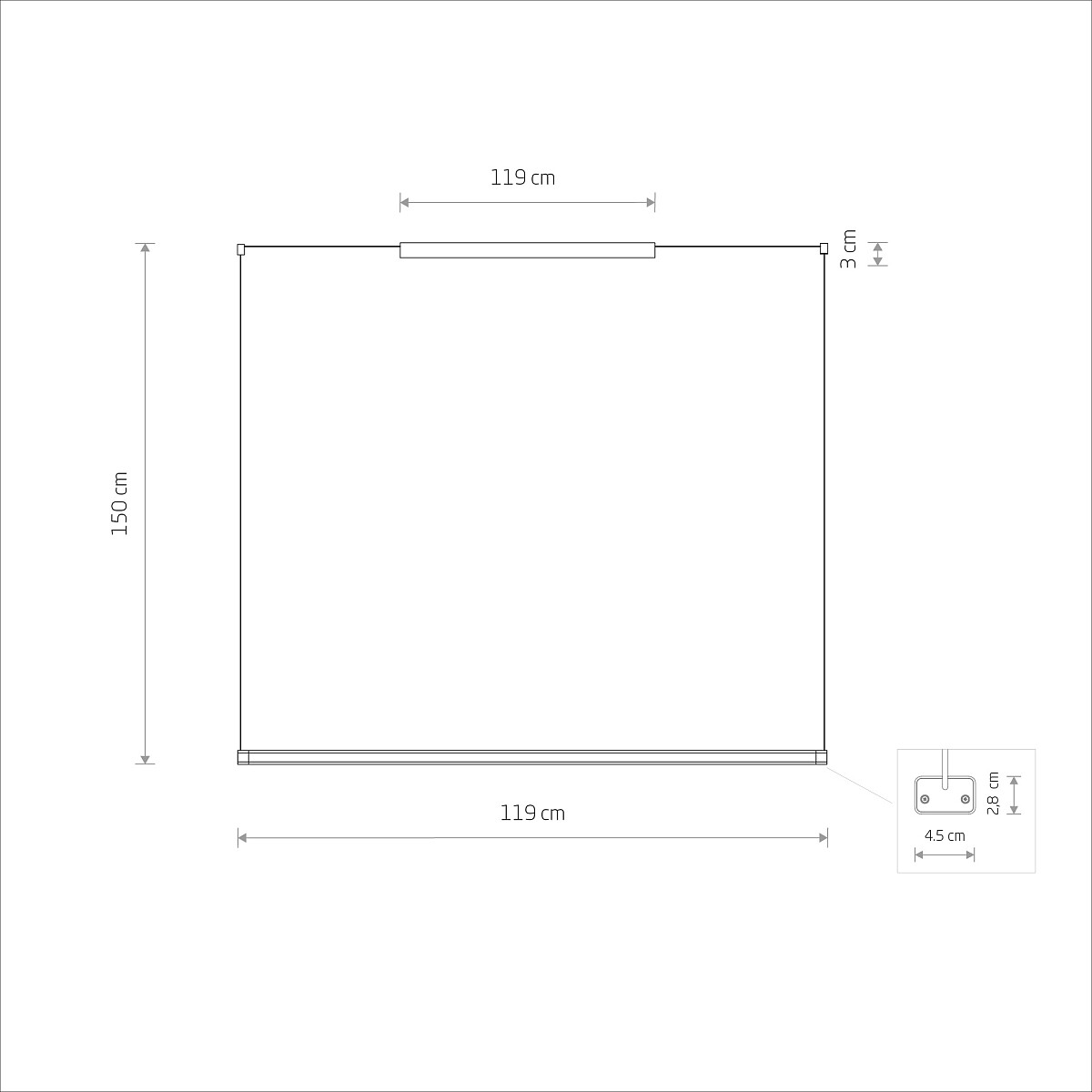 CL H LED PRO white 3000K 10523 Nowodvorski