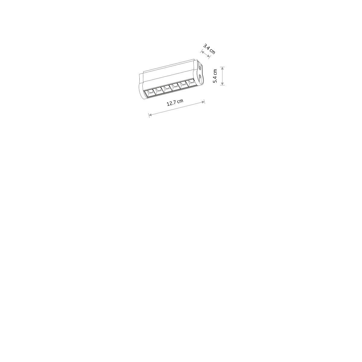 UT-LVM MINI FOCUS SWING LED 6W black 3000K 11310 Nowodvorski